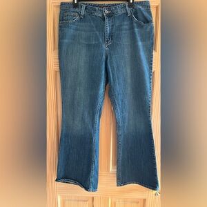 Eddie Bauer Blue Jeans‎ Wide Leg Size 16P